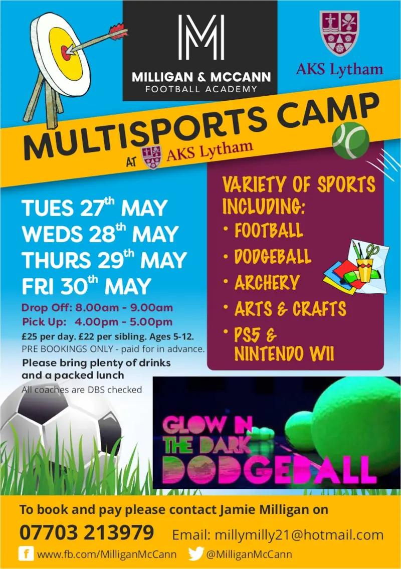 Milligan and McCann May Holiday Club